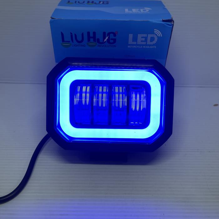 Gambar Lampu Tembak Daymaker Kotak 4 Lensa HJG 80 Watt 4 Inch - AE BIRU dari DJH ONLINE SHOP undefined Tokopedia