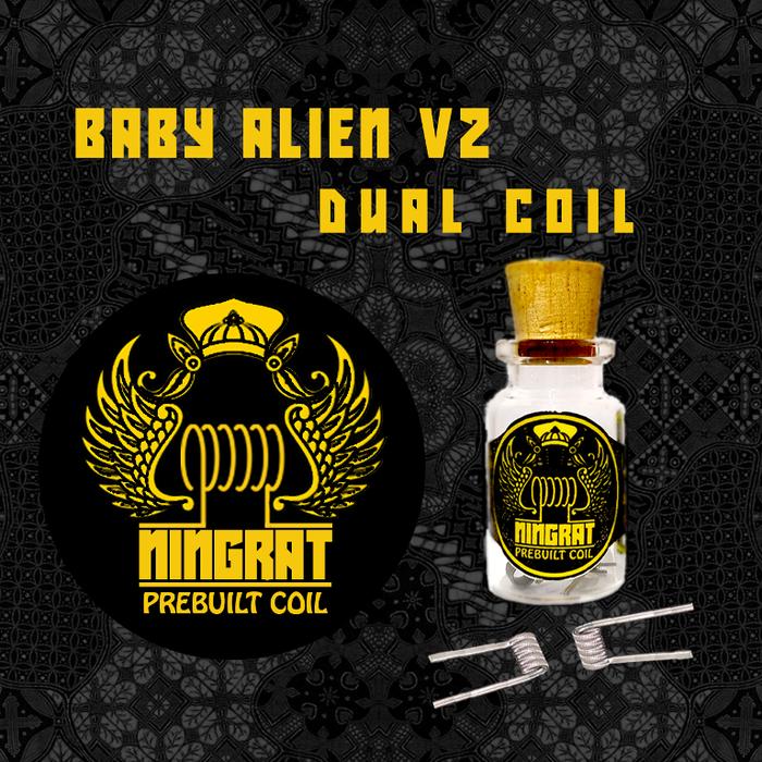 Gambar Ningrat Coil Baby Alien V2 Fused Clapton Ni80 Europe THE BEST LAYER - Model Dual dari Bang Bry undefined Tokopedia