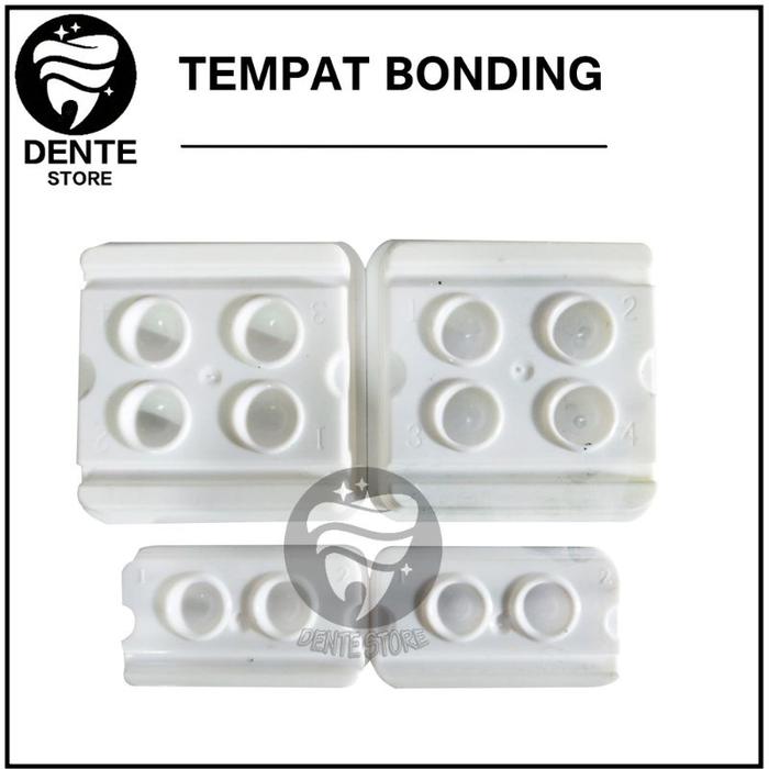 Gambar DENTAL. MIXING BONDING CONTAINER TRAY 2 & 4 HOLES / TEMPAT KOTAK LEM - 2 hole dari DenteStore undefined Tokopedia