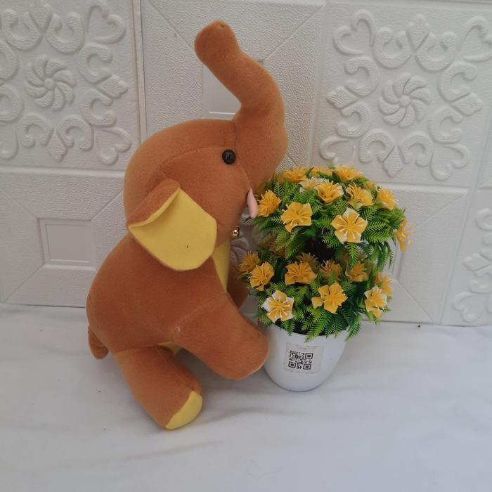 Gambar Boneka gajah lucu - Cokelat dari rumahboneka93 undefined Tokopedia