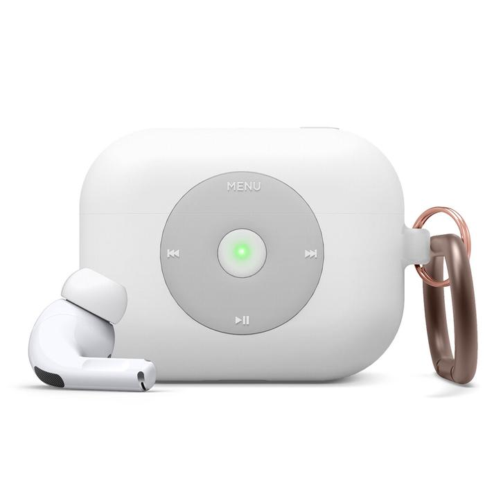 Gambar Elago AW6 AirPods Pro Hang Case - Classic Music Player Design - White dari Digicase Group undefined Tokopedia