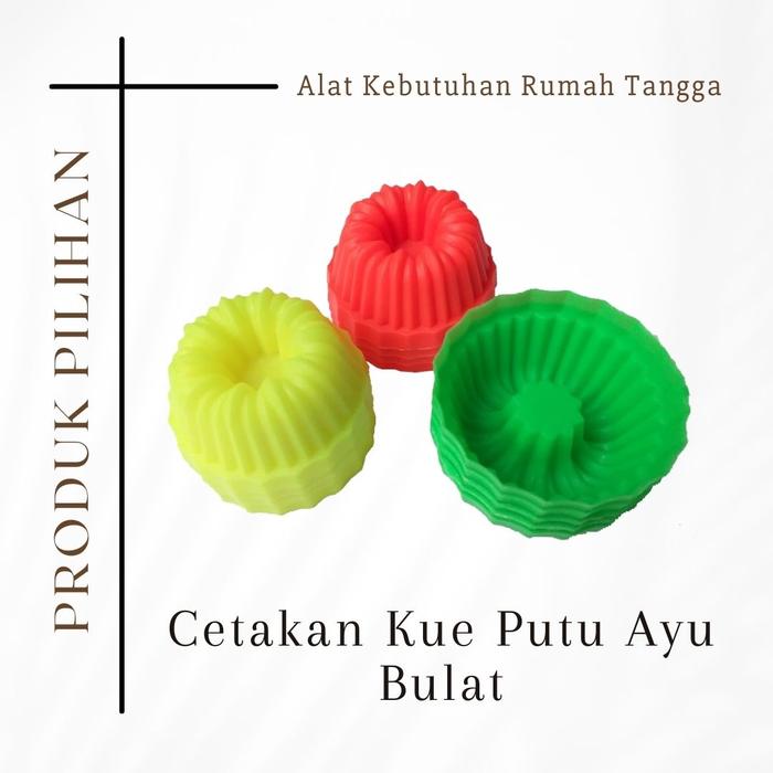 Gambar Cetakan Kue Putu Ayu Bentuk Bulat / Cetakan Puding - Qty 12 Pcs dari Faozan Store_NEW undefined 4 Tokopedia