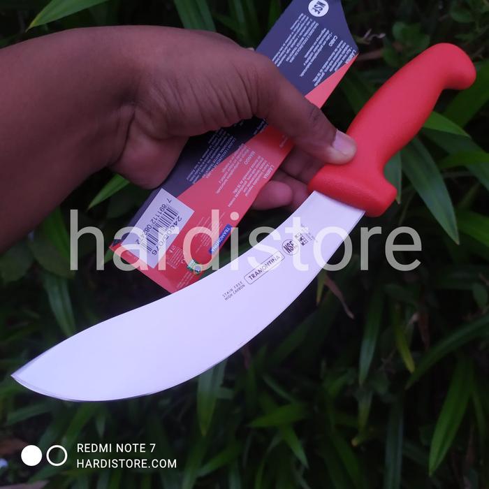 Gambar Pisau Pengelet Skinning Knife TRAMONTINA - Merah dari Hardistore Superpisau undefined Tokopedia