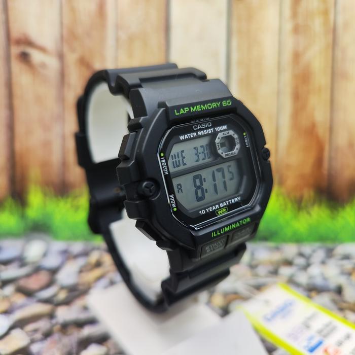 Gambar Casio Digital Jam Tangan Pria Strap Karet WS-1400H WS 1400H Original - WS-1400H-1A dari Ogytashop Kota Administrasi Jakarta Pusat Tokopedia