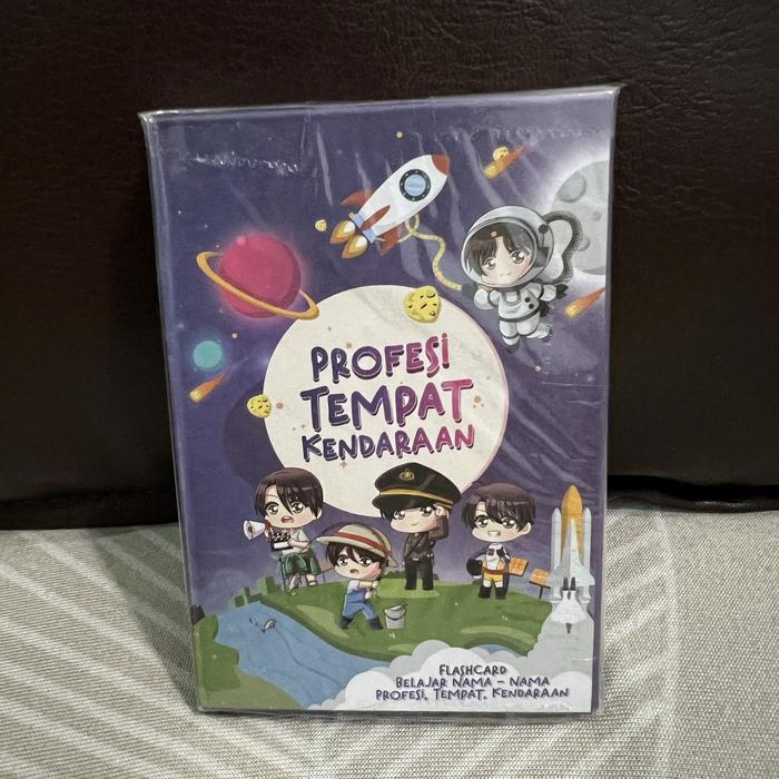 Gambar FLASH CARD UNTUK ANAK BELAJAR PART 4 - Profesi Tempat dari temansicilik undefined Tokopedia
