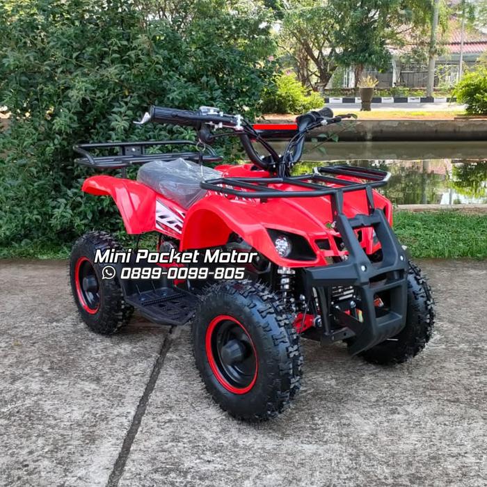 Gambar ATV Mini Aki - Mini ATV Listrik - ATV Mini Electric - ATV Aki Cas Accu - Merah dari Mini Pocket Motor Sparepart undefined 3 Tokopedia