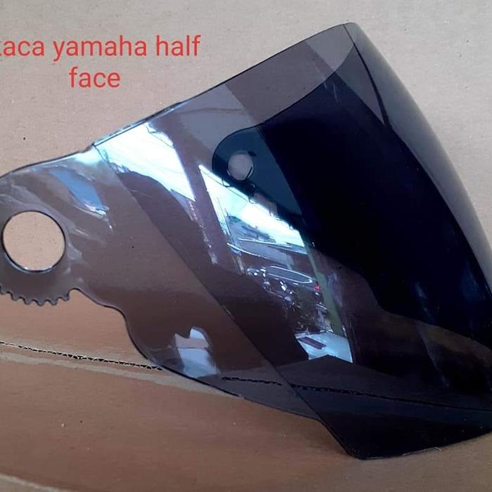 Gambar Kaca Helm YAMAHA HALF FACE HADIAH MOTOR YAMAHA SMOKE SESUAI DI GAMBAR - smoke dari gendalhelm undefined Tokopedia