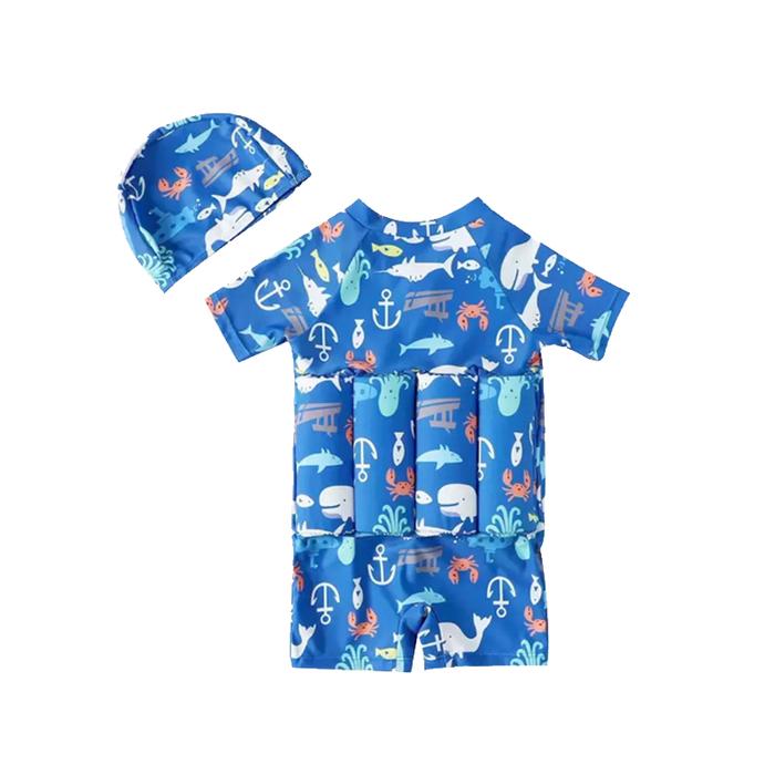 Gambar Sea Floaty Swimsuit / Baju Renang Bayi - Biru, 2-4 Tahun dari Abby Baby undefined Tokopedia