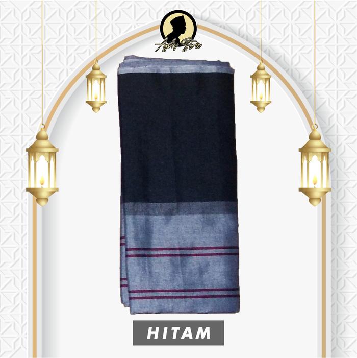 Gambar Sarung Tenun Dewasa Motif Salur Garis Aneka Warna - Hitam dari Apih - Store undefined Tokopedia