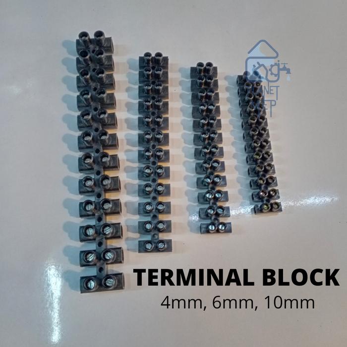 Gambar TERMINAL BLOCK 4MM, 6MM, 10MM - 6mm dari Planet MEP undefined Tokopedia