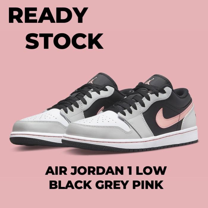 Nike Air Jordan Low Black Grey Pink