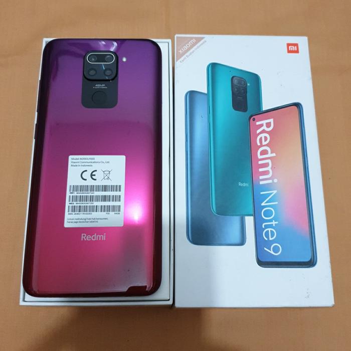 Gambar xiaomi redmi note 9 4/64gb - Sunset red dari lancargadget undefined Tokopedia
