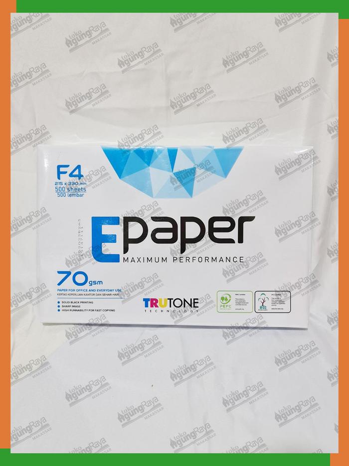 Jual [RIM] KERTAS HVS F4 - EPAPER - Kota Makassar - tokoagungrayamks ...