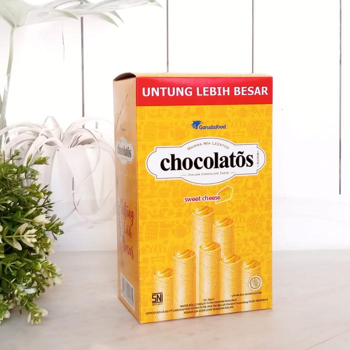 Gambar 10 pcs Chocolatos Gery/Grande/Hazelnut/Dark/Sweet Cheese - Sweet Cheese dari Andira Inti Retailindo undefined Tokopedia
