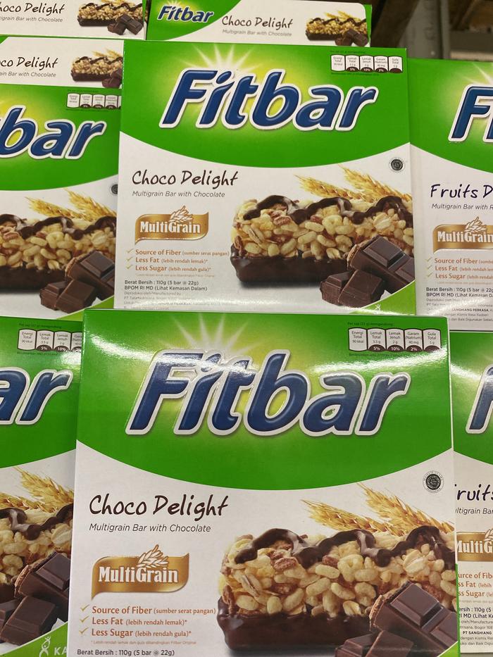 Gambar makanan ringan wafer biskuit fitbar coklat 22gr (5pc) dari almart shop undefined Tokopedia