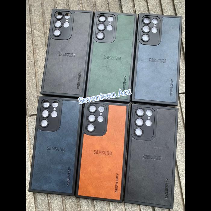 Case Kulit Leather Pro Samsung Note 10 Plus 10 20 Ultra Hitam, Note 10