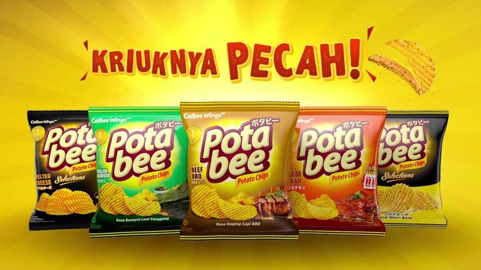 Jual Potabee Potato Chips Rasa Daging Sapi BBQ 68gr - bbq beef - Kota ...