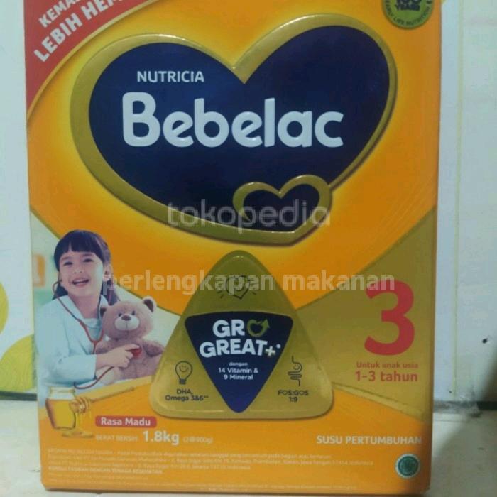 Gambar bebelac 3 madu 1800 gram dari perlengkapan makanan undefined Tokopedia