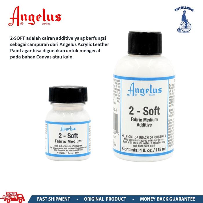 Jual Angelus Soft Cat Leather Paint utk Bahan Canvas Kain oz
