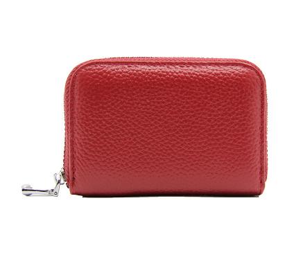 Gambar Dompet Kartu ATM Tempat Kartu Nama ID Card Kredit Card Bahan Kulit - Merah Anggur dari taxo undefined Tokopedia