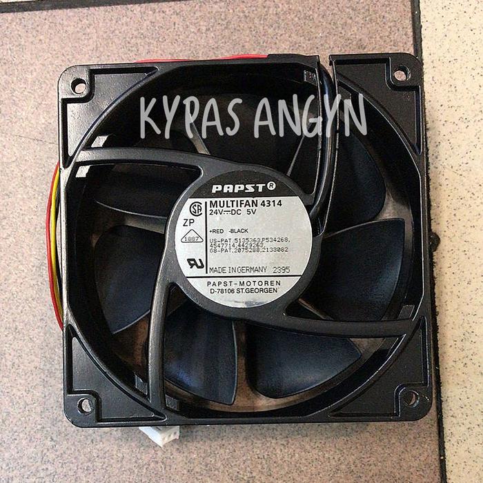 Gambar Fan PAPST Multifan 4314 24V/12x12x3,8cm dari Kypas Angyn undefined Tokopedia