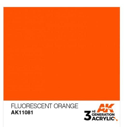 Gambar FLUORESCENT ORANGE AK11081 - cat model kit paint dari scale figure undefined Tokopedia
