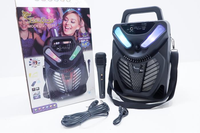 Gambar SPEAKER BLUETOOTH PORTABLE MINI KARAOKE SUPER BASS SOUND SYSTEM LED - TYPE, 1160 CABE dari YOYO_ONLINESHOP undefined Tokopedia