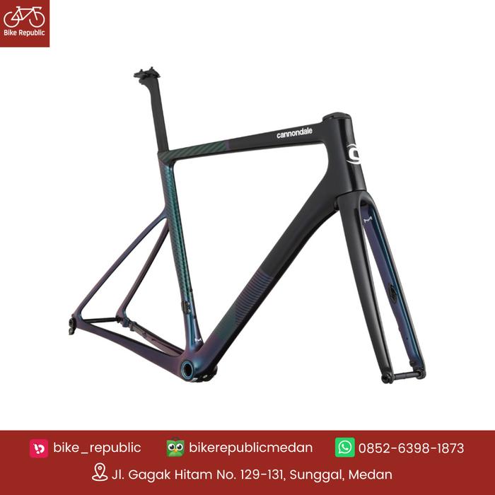 Gambar Frame Sepeda - CANNONDALE SUPERSIX EVO HI MOD DISC A/M ROAD BIKE - REP - CML, 56 dari BIKE REPUBLIC MEDAN undefined Tokopedia