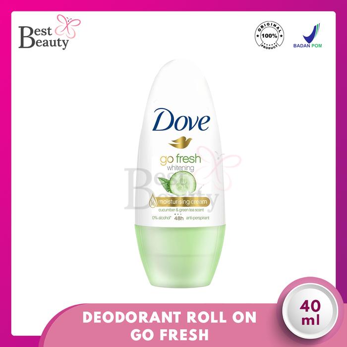 Gambar POVSTOREID | Dove Deodorant Roll On Go Fresh Cucumber And Green Tea 40ml dari POVSTOREID undefined Tokopedia