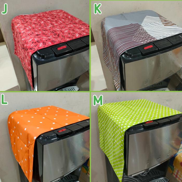 Gambar Taplak Dispenser / Cover Dispenser Galon Bawah Bahan Katun - Motif J,K,L,M dari Effortt undefined Tokopedia