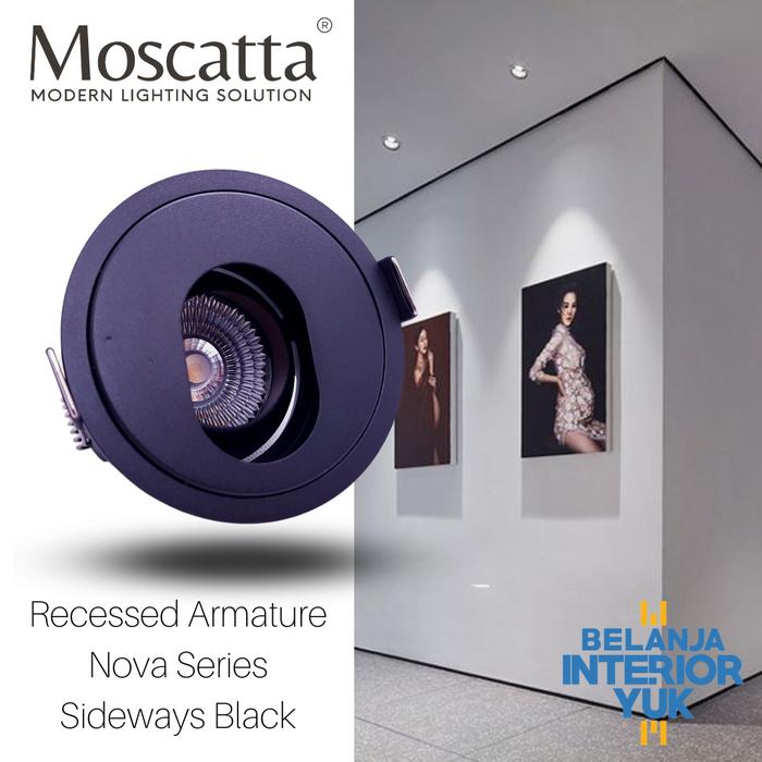 Gambar Moscatta Kap lampu Sideway Adjustable Premium High quality indoor - Hitam dari Belanja Interior Yuk undefined Tokopedia