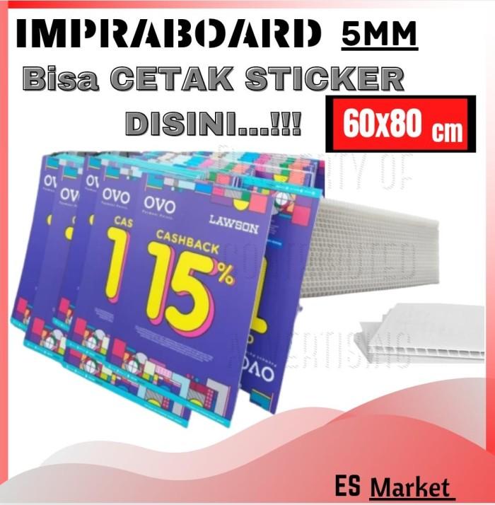 Gambar Cetak Impraboard Plus Sticker / Impraboard Plus Laminasi 5mm dari market ES undefined Tokopedia