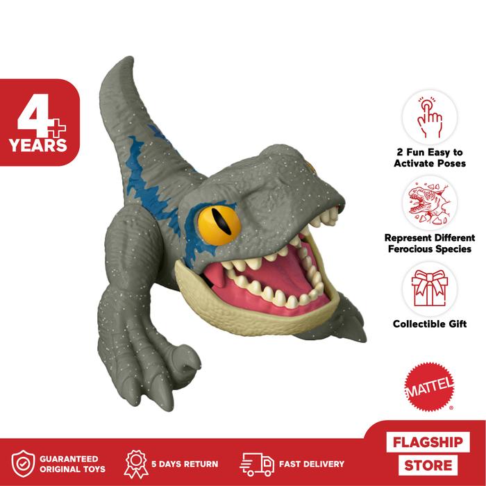 Gambar Jurassic World Wild Pop Ups Collection - Mainan Action Figure - Velociraptor dari Mattel Indonesia_NEW undefined Tokopedia
