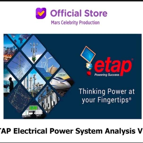 Gambar Software ETAP Electrical Power System Analysis 2020 V19 (Terbaru) - w/ dvd dari tokko3a undefined Tokopedia
