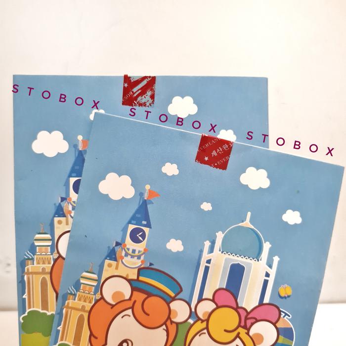 Gambar EVERLAND RESORT KOREA MINI PAPERBAG SOUVENIR WRAP KIDS GIFT GOODIE BAG - USED 2PCS dari stobox undefined Tokopedia
