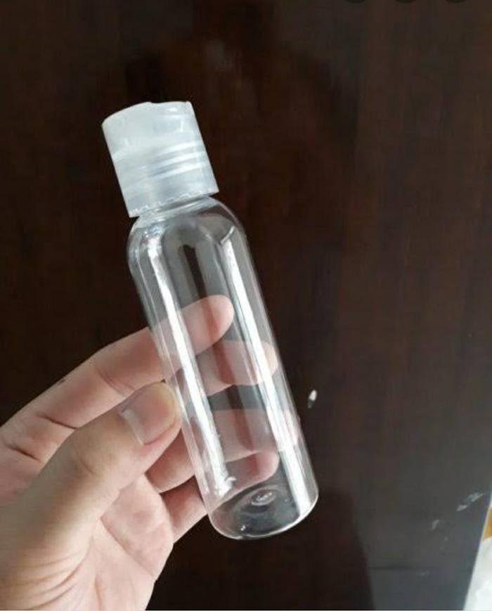 Gambar GAJEBO GROSIR BOTOL PLASTIK 100ML BENING TUTUP PRESSTOP BAHAN TEBAL - Presstop Bening dari Gajebo Store undefined 5 Tokopedia