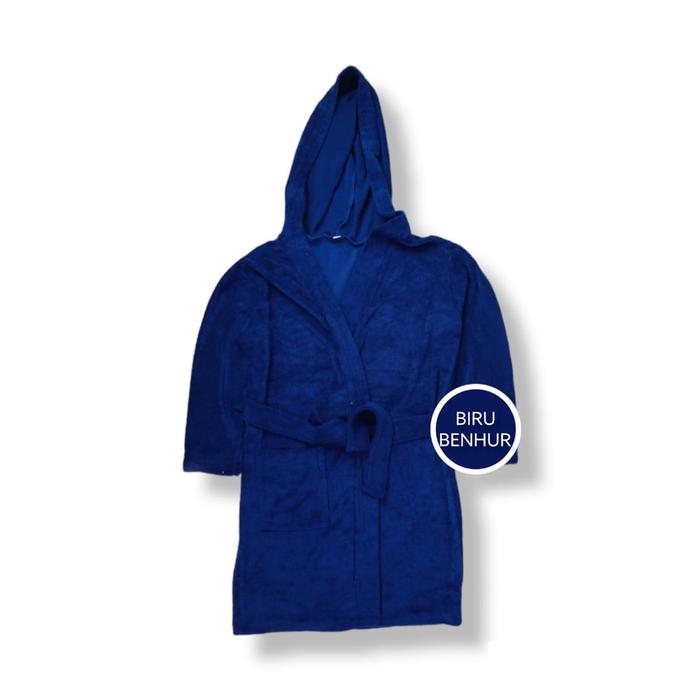 Gambar HANDUK KIMONO ANAK POLOS KUPLUK - Biru Benhur, M dari Rightbrain Project undefined Tokopedia