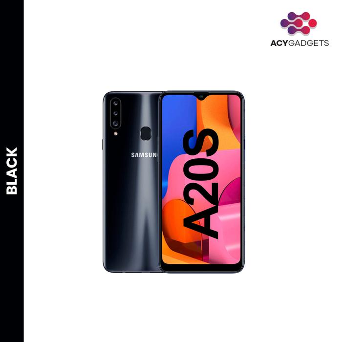 Gambar SAMSUNG GALAXY A20S 4/64GB GARANSI RESMI SEIN - Black dari ACY Gadget Official undefined Tokopedia