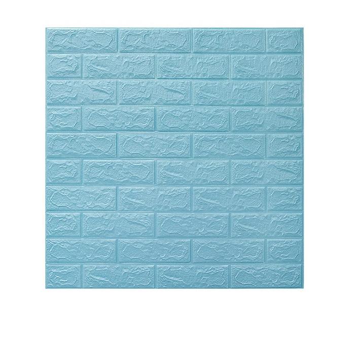 Gambar Wallpaper Stiker Busa 35CMX38CM Dinding Wall Stickers 3D Brick Foam - blue 35x38cm dari MedanLaris undefined Tokopedia