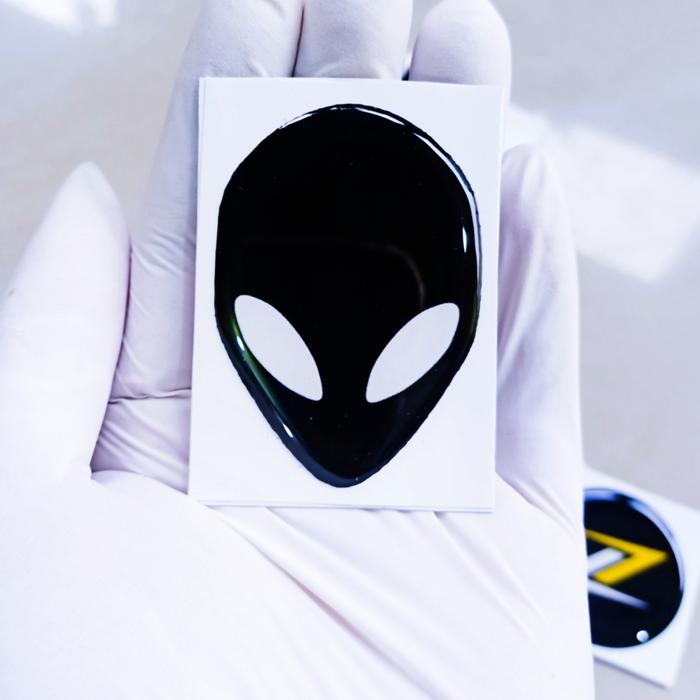 Gambar Stiker logo Alienware sticker motor emblem motor stiker timbul motor - Hitam dari Daeyza Sticker undefined Tokopedia