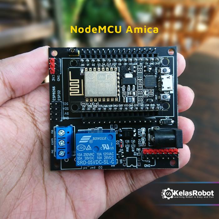 Gambar NodeMCU Amica +Shield NodeMCU Amica Kelas Robot - V1 Amica dari KelasRobot undefined Tokopedia