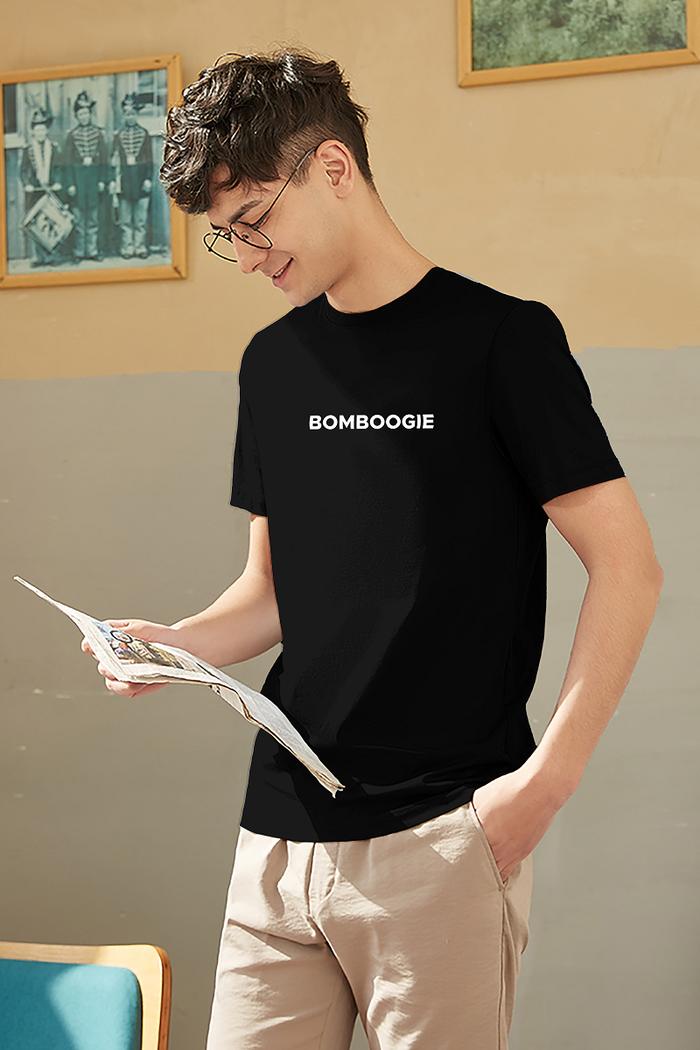 Gambar KAOS PRIA MURAH MERIAH / BAJU PRIA LENGAN PENDEK UKURAN M L XL 2XL BOM - Hitam, M dari Terra&Co undefined Tokopedia