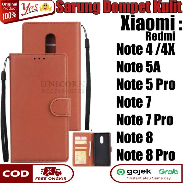 Dompet Redmi Cover Under 100 Case Xiaomi Redmi Note Pro 5A Leather