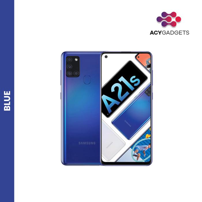 Gambar SAMSUNG GALAXY A21S 6/64GB GARANSI RESMI SEIN - Blue dari ACY Gadget Official undefined Tokopedia