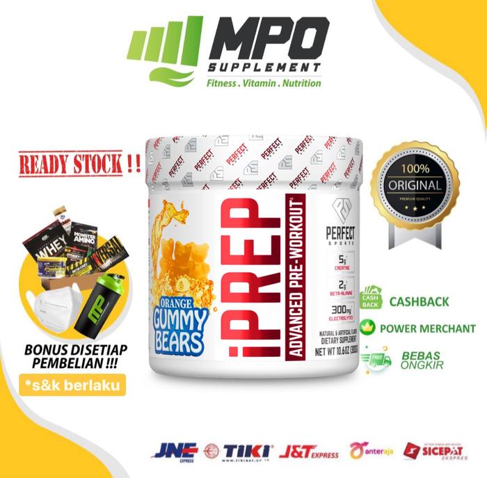 IPrep, Advanced PreWorkout, Orange Gummy Bears, Oz (300