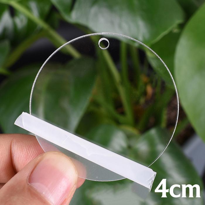 Gambar Acrylic Bening Potongan - Akrilik Bahan Gantungan Kunci Polos Bening - Bulat, 4cm dari Unique Official Store undefined Tokopedia