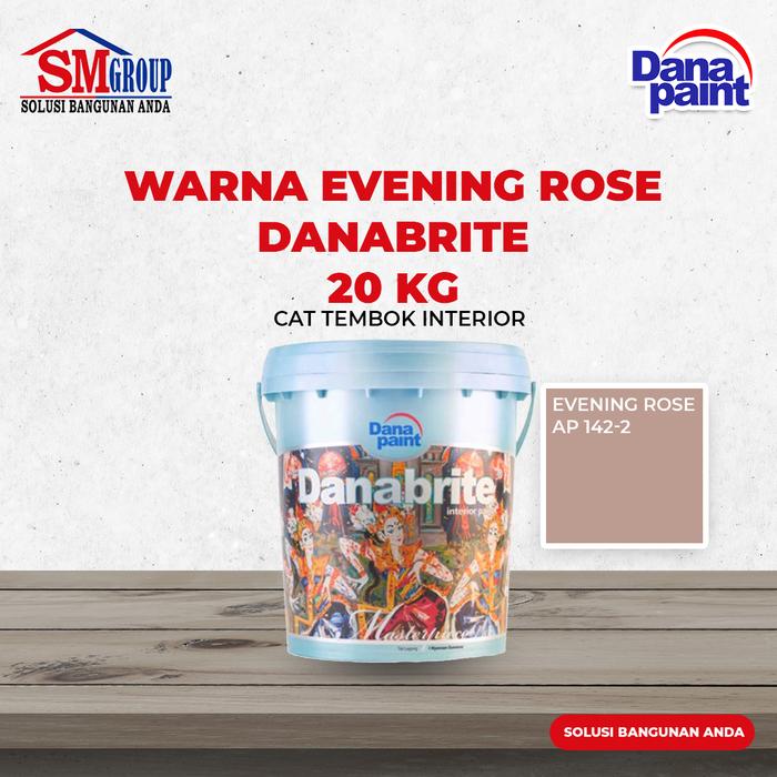 Gambar Cat Tembok Interior DANABRITE Danapaint - 20 KG, Evening Rose dari SM Bangunan Palembang undefined Tokopedia