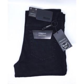 Gambar Celana Jeans Pria Hitam Stretch Slim Fit ZG BOSS BLACK - Hitam, 32 dari Denimku Online F.O undefined Tokopedia