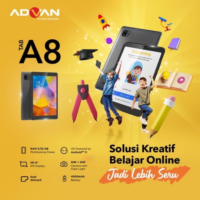 Gambar Advan Tab A8 3/32GB Tablet Belajar Garansi Resmi - Gray dari Tokomope undefined Tokopedia