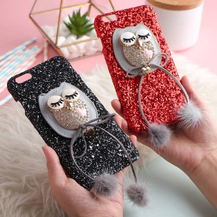 Gambar Custom Glitter Case Xiaomi Mi 8 Lite - A dari silver phone undefined Tokopedia
